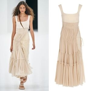 New Sportmax Runway Spring 22' Ready-To-Wear Orlie Midi Dress NWT 6 US